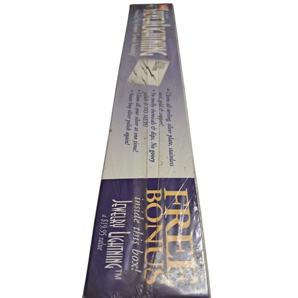 Silver Lightning Amazing Tray Removes Tarnish Instantly-Robin Leach Vintage NEW